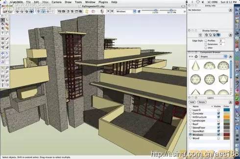 國內建筑設計主要軟件工具一覽圖